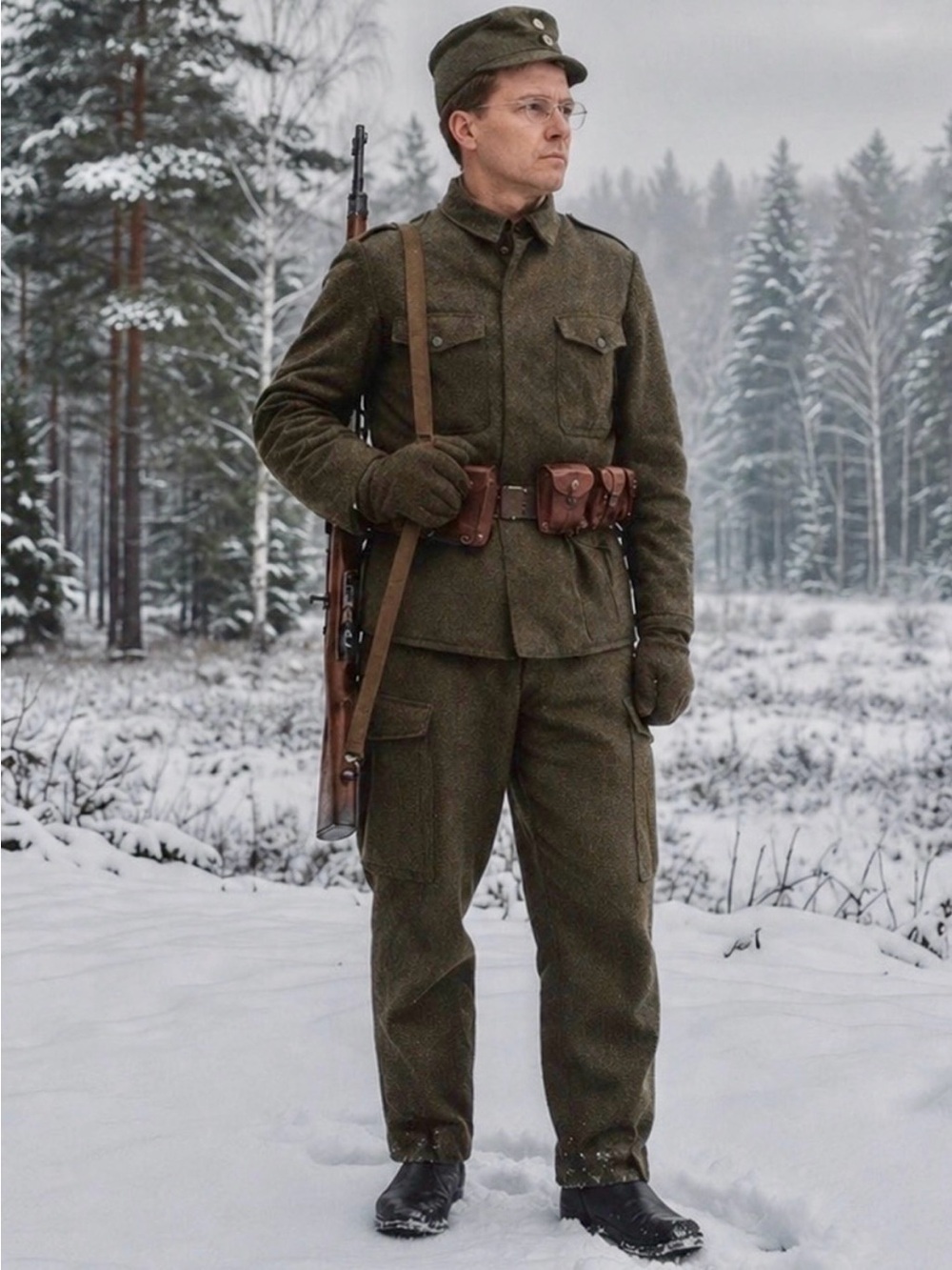 Sabo Swedish Army Wool Cargo Pants Vintage Military Field Trousers 1956 Size C52